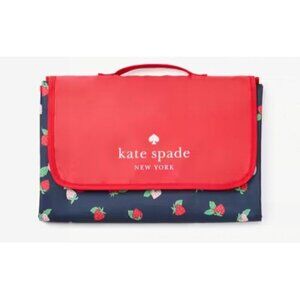 Kate Spade New York Strawberry Picnic Blanket Waterproof Foldable